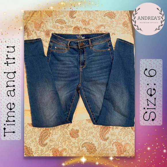 Time and tru high rise jeggings - Picture 1 of 5